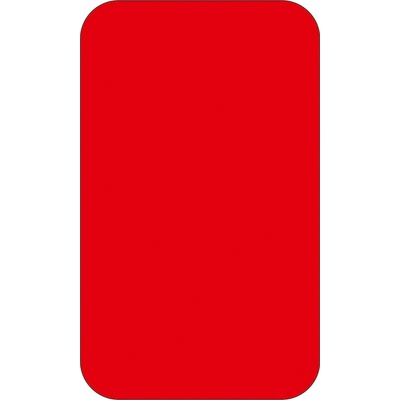 Samolepicí značení umístění palet WT-5210, tvar ''obdélník'' – polyester, červená, 125×75 mm, balení 25 ks