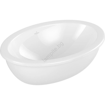 Villeroy & Boch 4A550001 - Вграден умивалник LOOP&FRIENDS 56x38 см керамика/бял (VB0004)