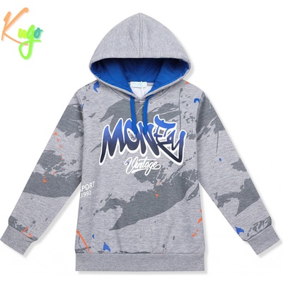 Kugo mikina FM0328 šedá