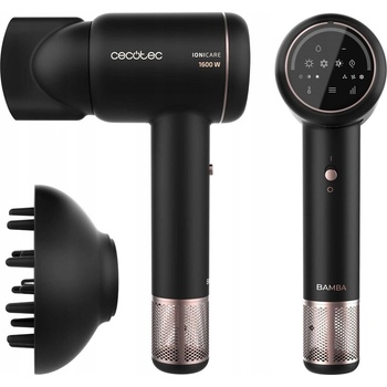 IoniCare RockStar Ion Touch Cecotec Černý