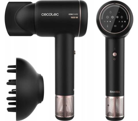 IoniCare RockStar Ion Touch Cecotec Černý