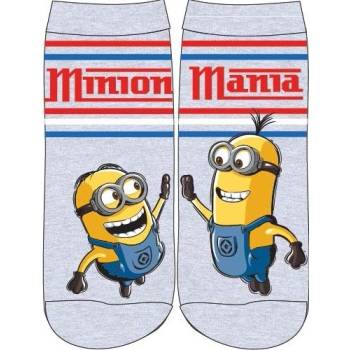 E plus M Chlapecké ponožky Mimoni - šedé