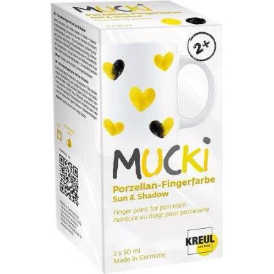 Kreul Sada prstové barvy na porcelán MUCKI Sun & Shadow 2 x 50 ml