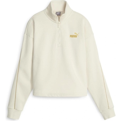 Puma Minimal Gold Hoodie béžová zlatá