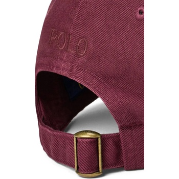 Ralph Lauren Памучна шапка с козирка Polo Ralph Lauren в бордо 710980231 (710980231)