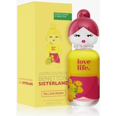 United Colors Of Benetton Sisterland Yellow Peony toaletná voda dámska 80 ml