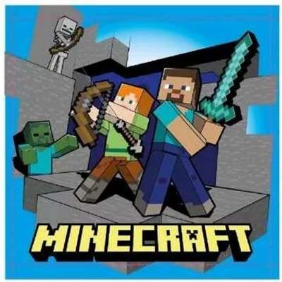 MLC detský uterák na tvár Minecraft 30 x 30 cm