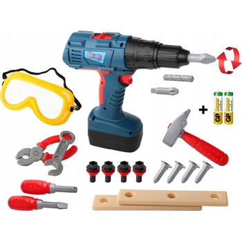 Dedra dětský aku vrtací šroubovák s nářadím