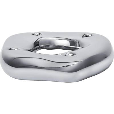 Ferm Living Adventní svícen Bellure Silver, stříbrná barva, porcelán