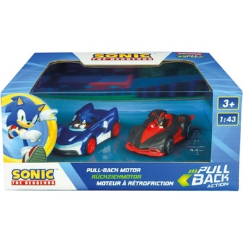 Carrera Auta Pull Speed Sonic Vs. Shadow 1:43