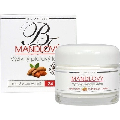 VIVACO Pleťový krém s mandlovým olejem BODY TIP 50 ml