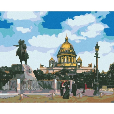 zuty Malování podle čísel Petrohrad 50 x 40 cm vypnuté plátno na rám 8596530035015