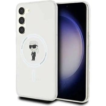 KARL LAGERFELD Кейс Karl Lagerfeld IML Ikonik MagSafe за Samsung Galaxy S23 Plus, прозрачен (KF001957-0)