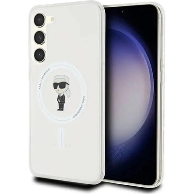 KARL LAGERFELD Кейс Karl Lagerfeld IML Ikonik MagSafe за Samsung Galaxy S23 Plus, прозрачен (KF001957-0)