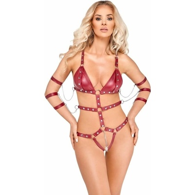 Bad Kitty studded bondage body