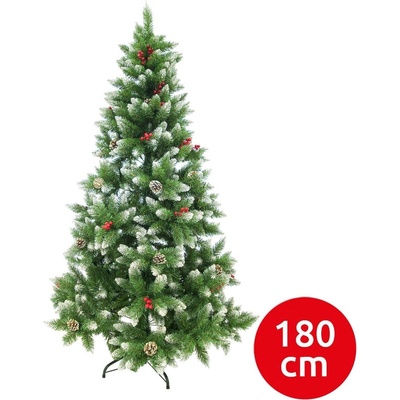 EUROLAMP Коледна елха snowy 180 см бор (eu0207)