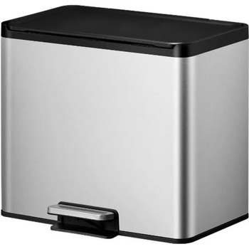 Image 1 of EKO 20 + 9 л матиран инокс кош за разделно събиране на отпадъци с педал EKO от серия ESSENTIAL (EKO822829Matts/s)