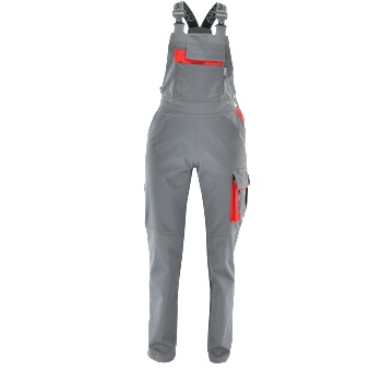 SARA Работен полугащеризон Hera Grey създаден специално за жени (1-03-460-70-50)