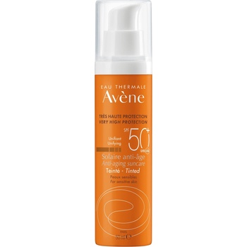 Avène Sun Анти-ейдж тонирана слънцезащита за лице, SPF50+, 50 ml