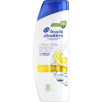 Head & Shoulders Шампоан против пърхот Citrus Fresh, 625 ml