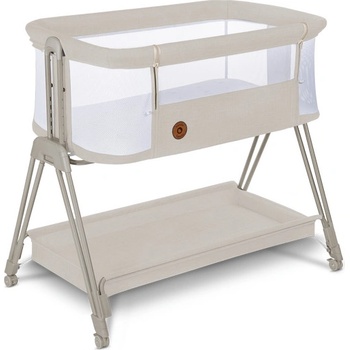 Lionelo Luna Přístavná Postýlka Beige Sand