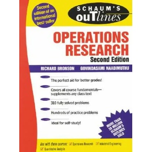 Schaum's Outline of Operations Research | Richard Bronson (2009)