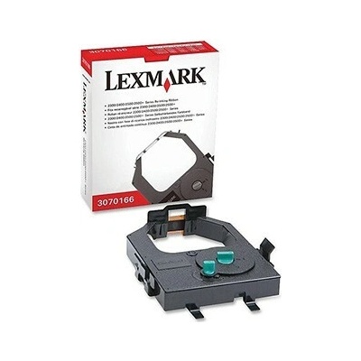 Lexmark originální páska do tiskárny štítků, 3070166, černý tisk/bílý podklad