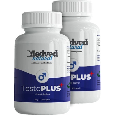 Medveď natural TestoPLUS 2 x 60 kapsúl