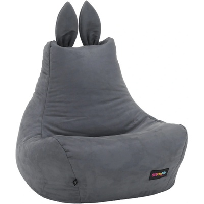 Kondela Sedací vak šedá LAPIN
