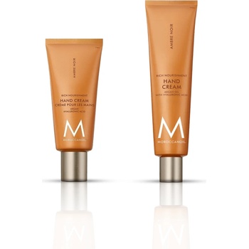 Moroccanoil Крем за ръце за дълбоко подхранване с хиалуронова киселина Hand Cream Amber Noir 100/40мл