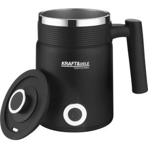 Kraft & Dele Електрически уред за разпенване на мляко 500w с две бъркалки 67992 (kd4177) Миксер за фрапе
