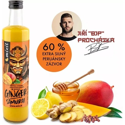 Mixit Ginger samurai zázvorový nápoj s mangom Jirky Procházky 0,5 kg