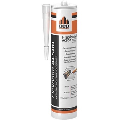 DCP ЛЕПИЛО МОНТАЖНО flexbond ac500 СТИРОПОР 455гр dcp
