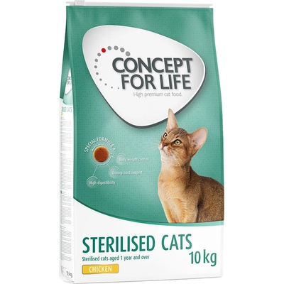 Concept for Life Sterilised Cats kuracie 10 kg