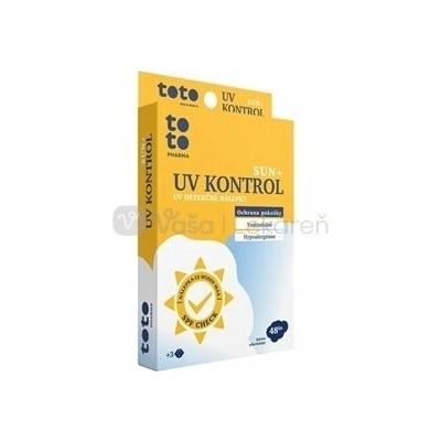 Zhejiang Hongyu Medical Commodity Co., Ltd. TOTO UV KONTROL SUN+ UV detekčné nálepky 48 ks