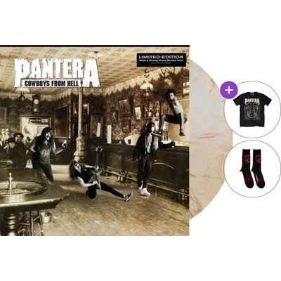 Pantera - Cowboys From Hell (Reissue) (Limited Edition) (White & Whiskey Brownarbled) (LP) SET S 36-40 (0081227890988 SET S 36-40)