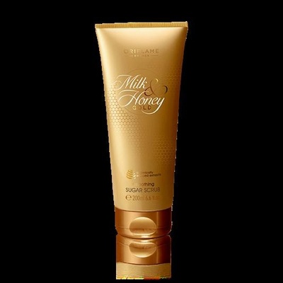 Oriflame Milk & Honey Gold tělový peeling 200 ml