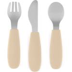 Petite&Mars Take&Match Stainless Steel Cutlery Set прибор за деца Desert Sand 12m+ 3 бр