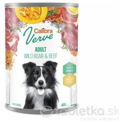 Calibra Dog Verve Adult Wild Boar&Beef 6 x 400 g