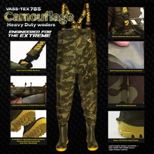 VASS Prsačky Vass Tex 785 Camo Chest Wader