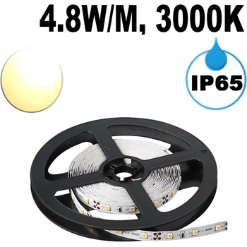 UltraLux LED лента, 4.8W/m, 3000K, 12V DC, SMD2835, 60 LEDs/m, IP65 (NGW283560WW)