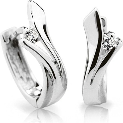Cutie Diamonds Luxusné kruhové náušnice z bieleho zlata s briliantmi DZ6434-1795-80-00-X-2