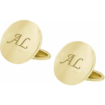 Eppi manžetové knoflíčky ze zlata s iniciálami Surya – Zbozi.Blesk.cz