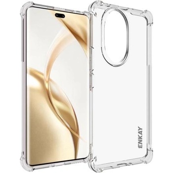 Huawei Honor 200 Pro 5G Удароустойчив ENKAY Силиконов Калъф и Протектор