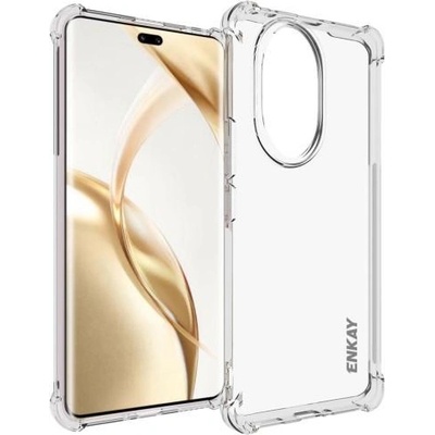Huawei Honor 200 Pro 5G Удароустойчив ENKAY Силиконов Калъф и Протектор