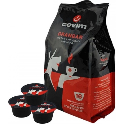 Covim Granbar 16 бр в плик Кафе на капсули съвместими с Dolce Gusto