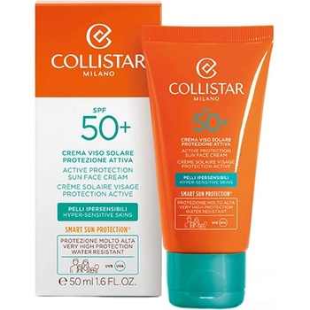 Collistar Special Perfect Tan Active Protection Sun Face слънцезащитен крем за лице spf 50 унисекс 50 мл