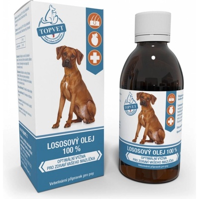 Topvet Lososový olej pre psov 200 ml
