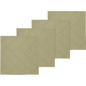 Södahl Салфетки Tiles Damask евкалиптово-зелени 4 бр (24779)