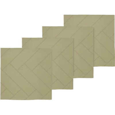 Södahl Салфетки Tiles Damask евкалиптово-зелени 4 бр (24779)